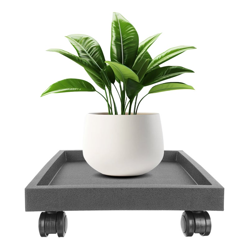 1Pc Flowerpot Tray Movable Plant Pot Tray Portable Flower Pots Base Plate - Image 2