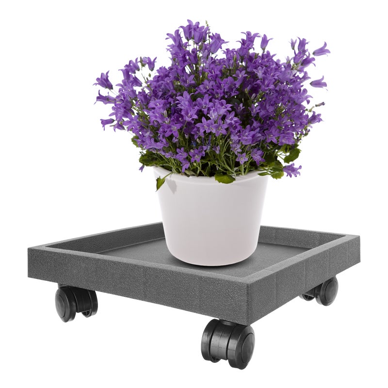 1Pc Flowerpot Tray Movable Plant Pot Tray Portable Flower Pots Base Plate - Image 1