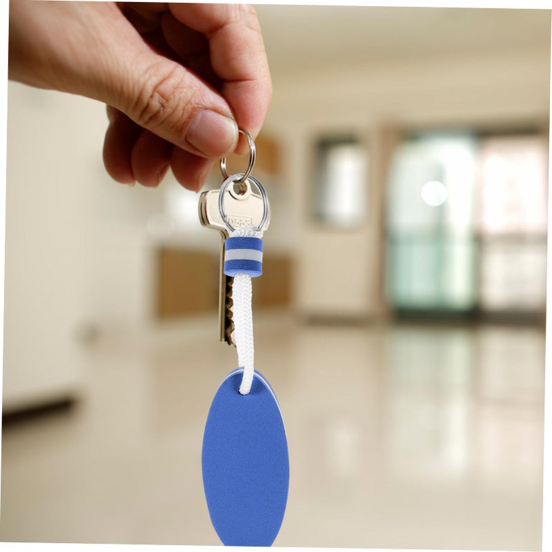 Blue Floating Keychain for Boat Waterproof Surfboard Foam Float Key Holder - Image 4