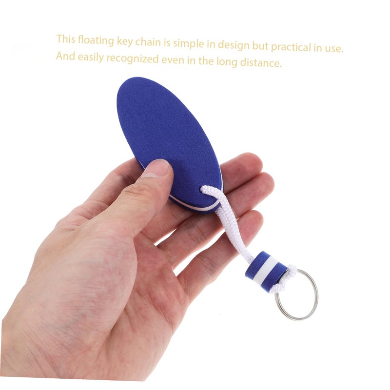Blue Floating Keychain for Boat Waterproof Surfboard Foam Float Key Holder - Image 5