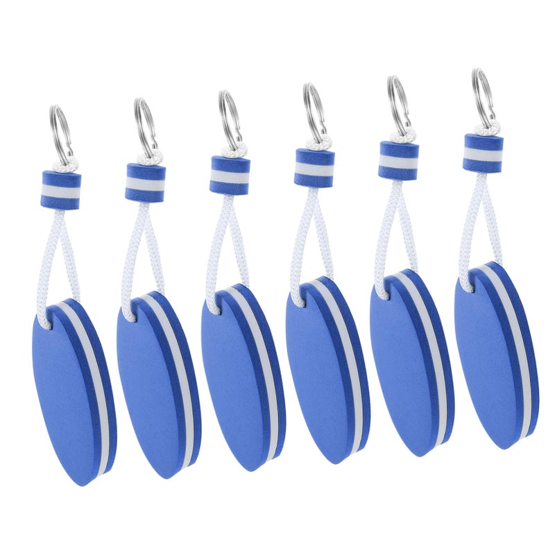 Blue Floating Keychain for Boat Waterproof Surfboard Foam Float Key Holder - Image 2