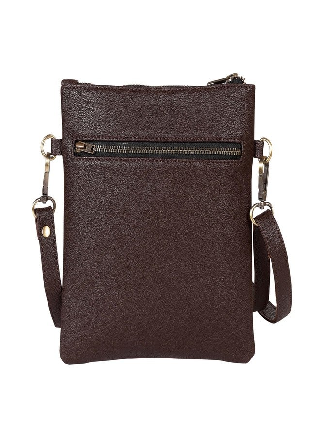 Fatfatiya Shekhawati Mansion Art Mini Sling Bag - Elegant, Compact & Handcrafted | Vegan Leather | Made in India - Image 2