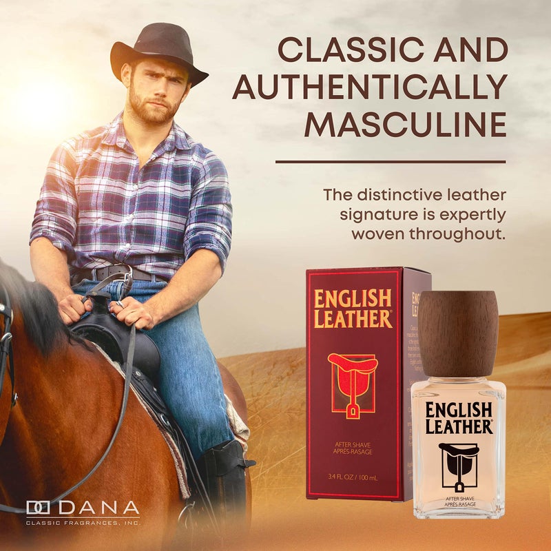 Dana English Leather By Dana For Men. Aftershave 3.4-Ounces - Image 4