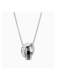 S925 Pure Silver Double Ring Necklace For Men's Fashion, Simple And High-End, Versatile And Versatile - pzsku/Z3A894277795A04622B5BZ/45/_/1726025462/2c4ab264-739c-45c4-addc-017f0b9090d8