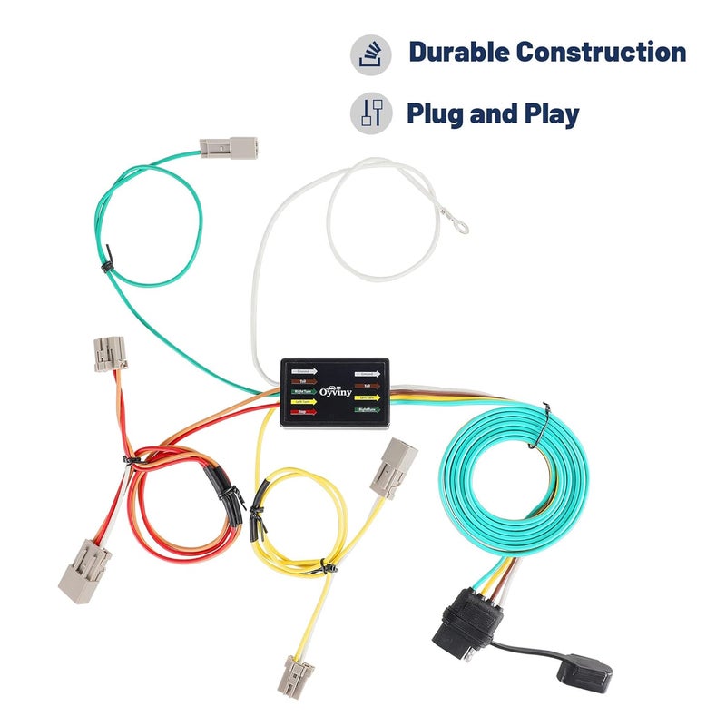 Oyviny Custom 4 Way Trailer Wiring Harness 55502 for Honda Accord and Acura TSX - Image 5
