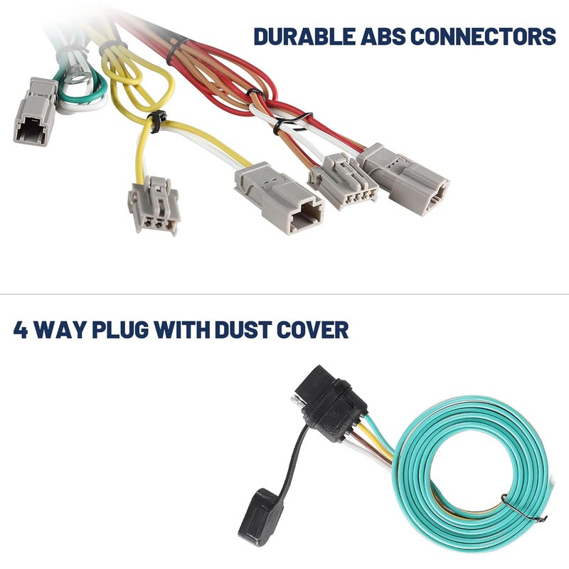 Oyviny Custom 4 Way Trailer Wiring Harness 55502 for Honda Accord and Acura TSX - Image 4