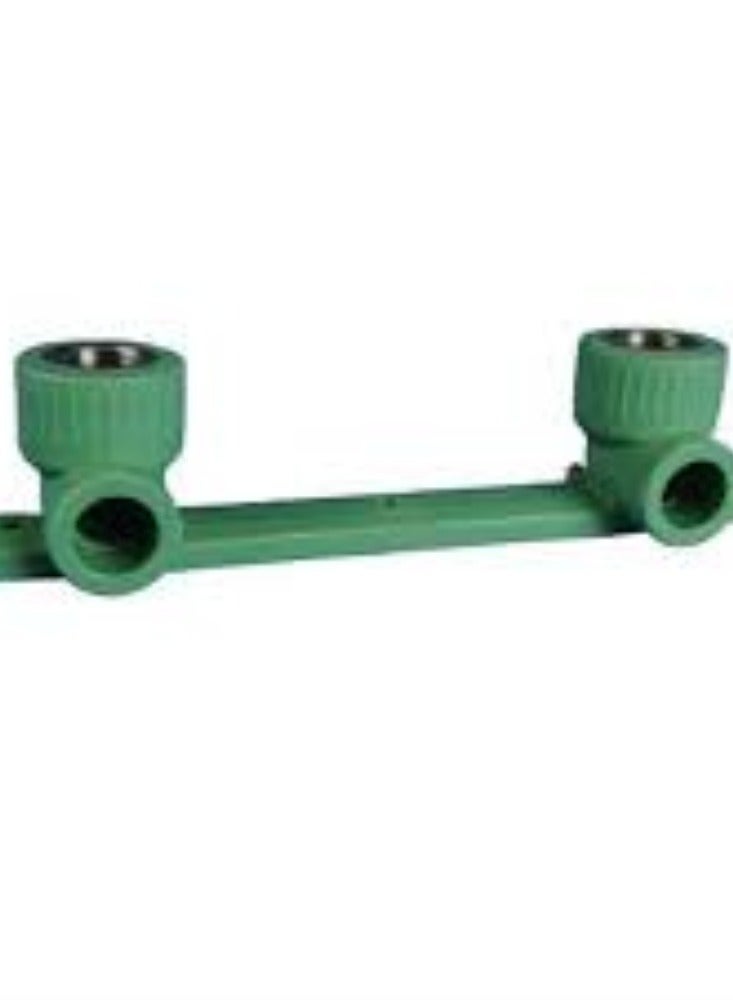 KNP KNP Double Elbow PPR Pipe Fitting (25MM X 1/2 Inch) is designed for efficient redirection of PPR pipes, providing two 90-degree turns to facilitate complex piping layouts. - Image 2