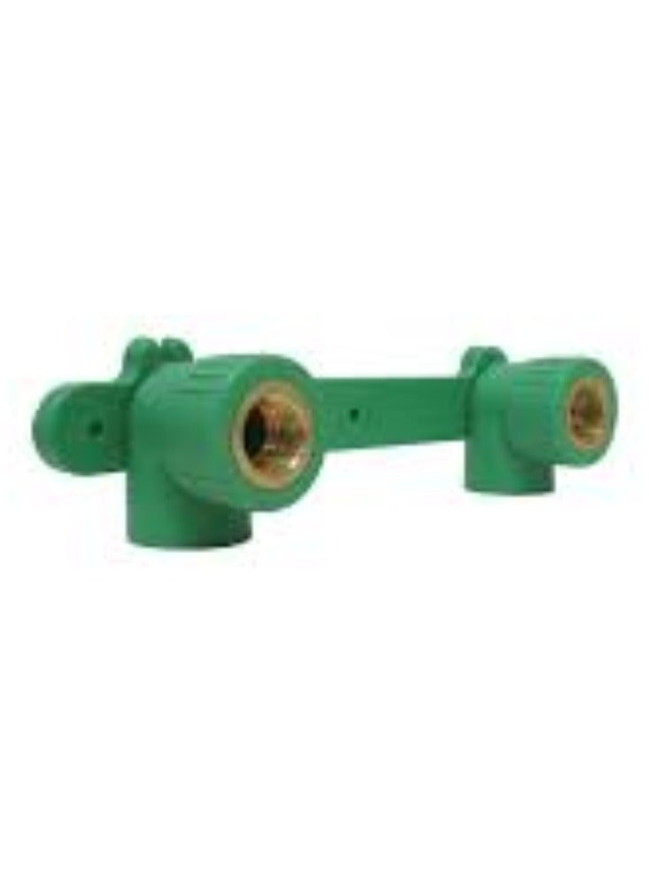 KNP KNP Double Elbow PPR Pipe Fitting (25MM X 1/2 Inch) is designed for efficient redirection of PPR pipes, providing two 90-degree turns to facilitate complex piping layouts. - Image 3