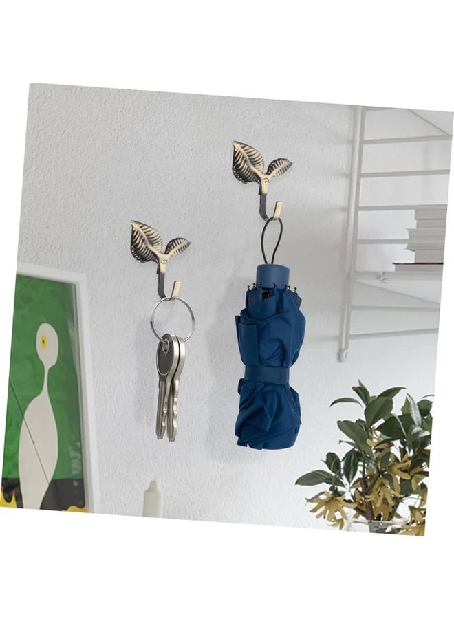 Modern Minimalist European Style Bronze Curtain Hooks Set Of 2 For Living Room And Office - Image 5
