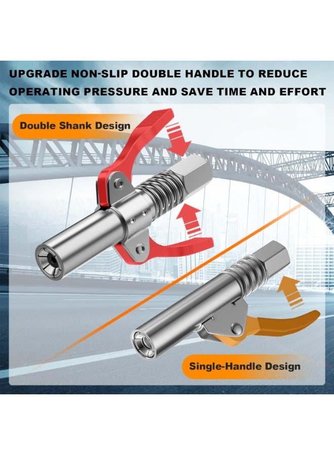 2 Pieces of  Butter Gun Nozzle, Grease Fitting, Grease Nozzle Fitting, Compatible with All Grease Guns, Suitable for Automobiles, Industrial Machinery and Equipment Farms, Etc - Image 5