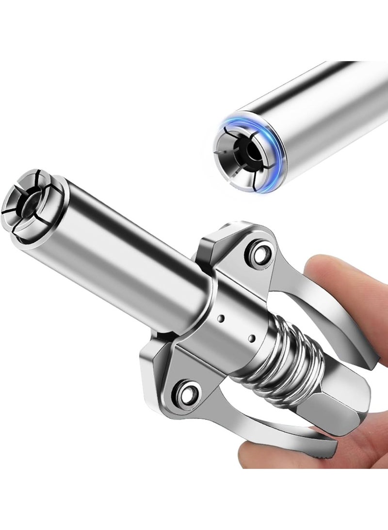 2 Pieces of  Butter Gun Nozzle, Grease Fitting, Grease Nozzle Fitting, Compatible with All Grease Guns, Suitable for Automobiles, Industrial Machinery and Equipment Farms, Etc - Image 1