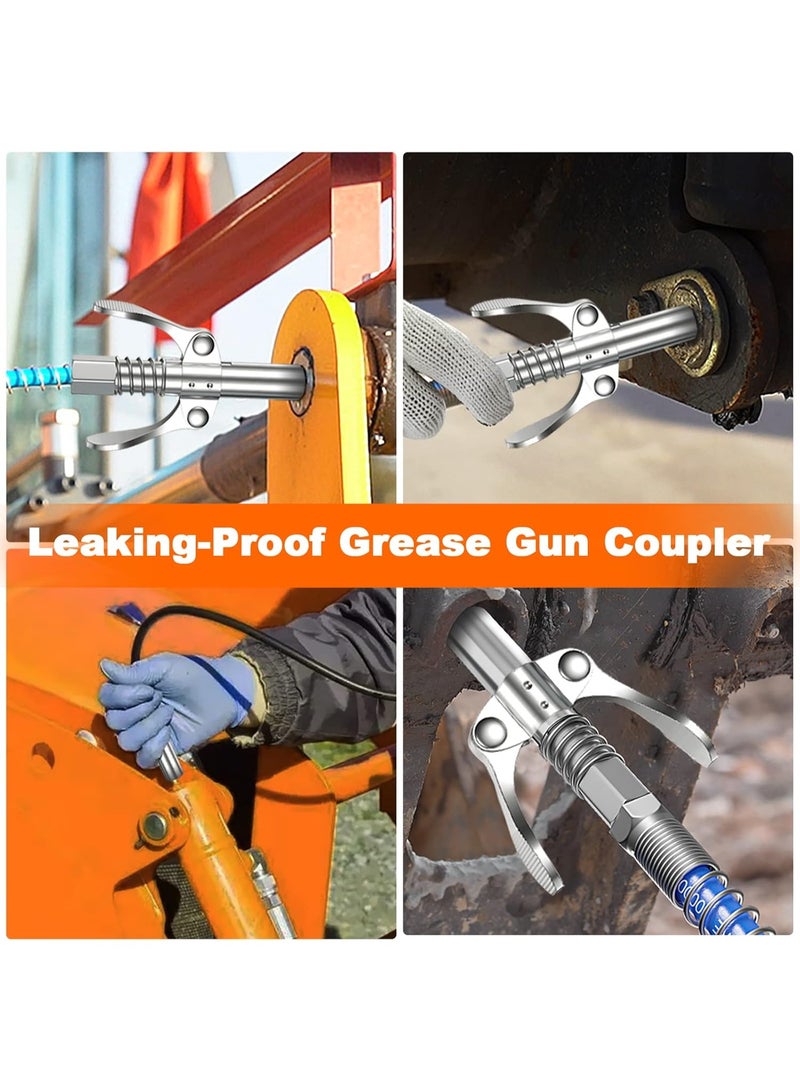 2 Pieces of  Butter Gun Nozzle, Grease Fitting, Grease Nozzle Fitting, Compatible with All Grease Guns, Suitable for Automobiles, Industrial Machinery and Equipment Farms, Etc - Image 2