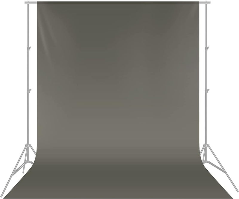 Hanumex® 8 x10.5 FT Grey Backdrop Background Rod Pocket for Photography Backdrop,Photoshoot Background,Video Production, Home Decoration,Weddings, Newborns, Product Photography, Screen Video, Curtain - Image 1
