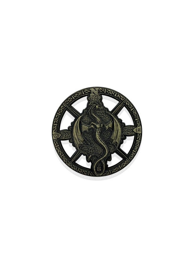 Norse Foundry Metal Dragon Compass 45mm RPG Adventure Compass by Norse Foundry - Image 1