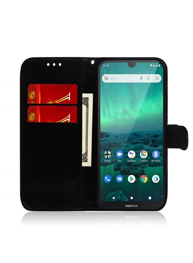 Case Cover For Nokia 1.3 Solid Color Colorful Magnetic Buckle Horizontal Flip PU Leather Case with Holder & Card Slots & Wallet & Lanyard(Blue)