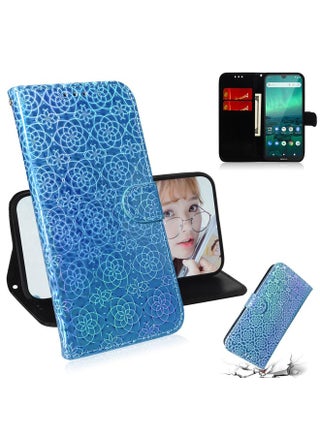 Case Cover For Nokia 1.3 Solid Color Colorful Magnetic Buckle Horizontal Flip PU Leather Case with Holder & Card Slots & Wallet & Lanyard(Blue) - pzsku/Z3A89AA24FA2F39AF05ECZ/45/1752866876/844ec5df-57a4-4e56-9865-618a1fd261c2