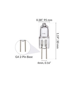 Osram Osram Capsule Lamp Halogen Bulb 12V 20W Warm White Bi Pin G4 for Accent Lights, Under Cabinet Puck Lamp, Chandeliers, Track Lighting Pack of 10, Yellow, 10PCS12V20W  - Image 3