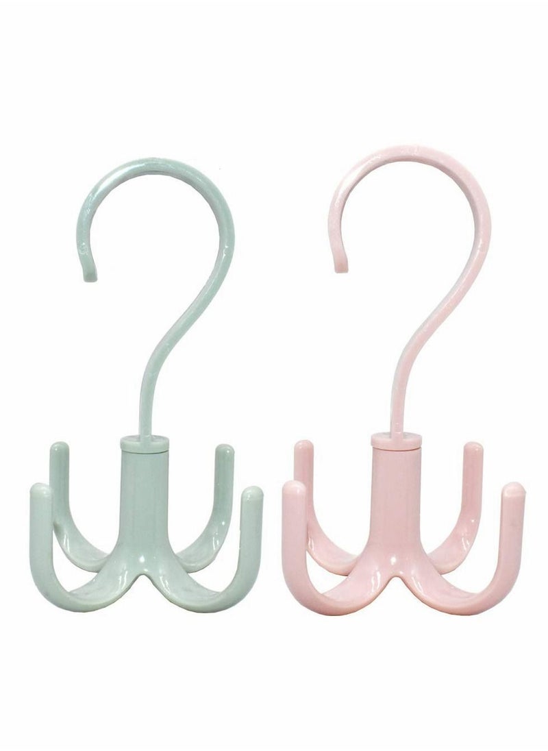 Y&D - 360 Degree Rotatable Hook Wardrobe Multi-Functional Bag Tie Hanger - Image 1
