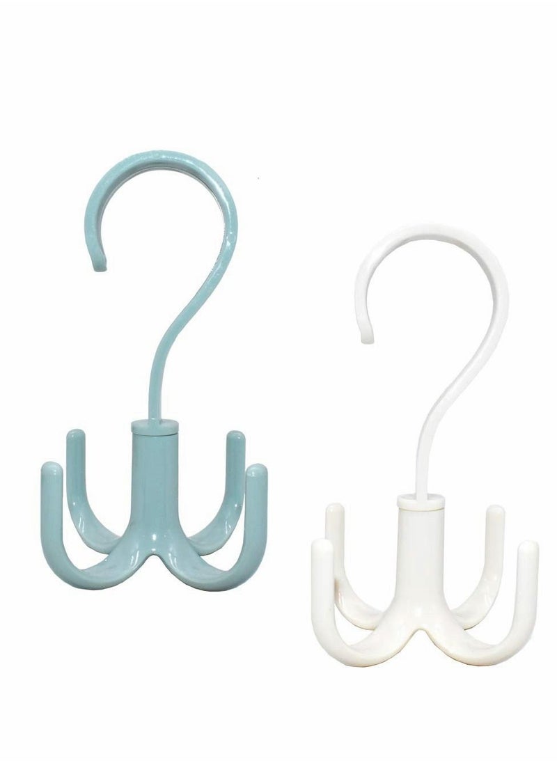 Y&D - 360 Degree Rotatable Hook Wardrobe Multi-Functional Bag Tie Hanger - Image 1