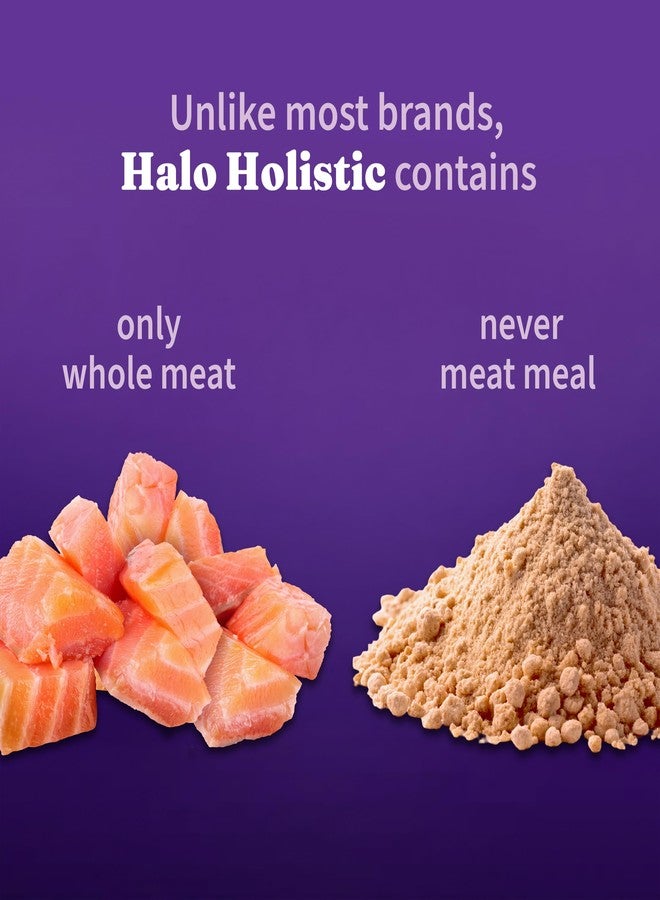 Halo Holistic Cat Food Wild Caught Salmon & Whitefish Formula, Healthy Grains Dry Cat Food, Complete Digestive Health, Kibble for Adult Cats, 3 lb Bag - Image 4