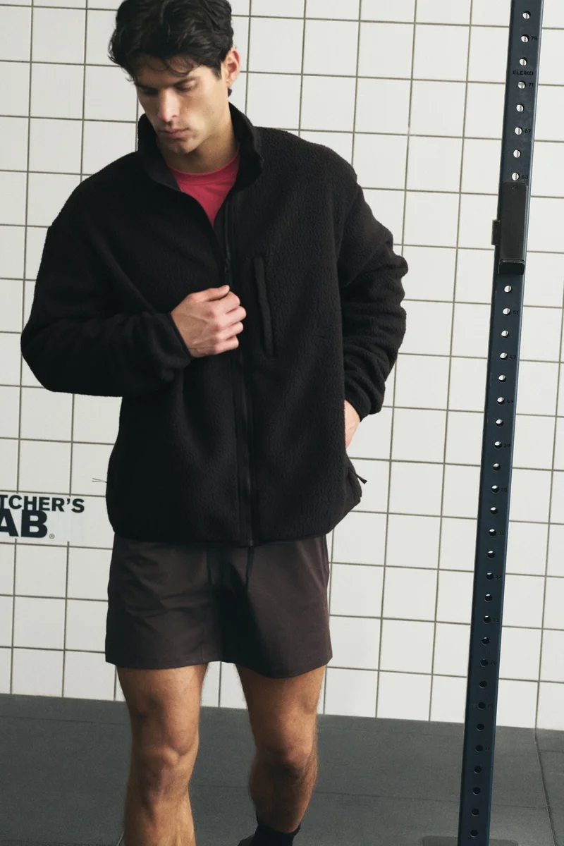 H&M  Regular Fit Teddy jacket for Men | Best Price UAE