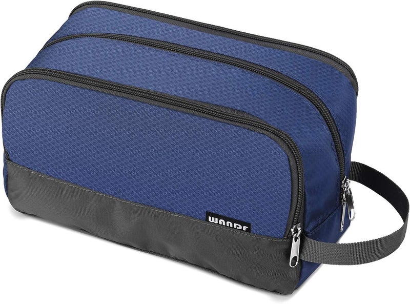 WANDF Toiletry Bag for Men Hanging Dopp Kit Water Resistant Shaving Bag Small Toiletry Bag for Traveling (royal blue) - Image 1