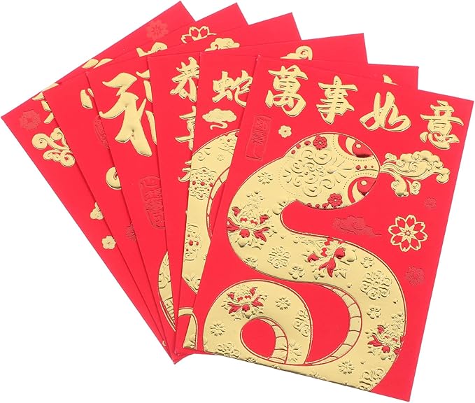 36pcs Chinese Style Red Envelopes Lunar New Year Red Packets For Cash Gifts Color Red 2 - Image 1