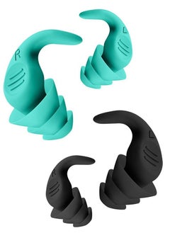 Soundproof Earplugs, Ear Plugs for Sleeping, Reusable Silent Anti-Noise dormitory nap, with 40dB Highest NRR Airplanes Swimming Concerts Travel (2 Pairs)