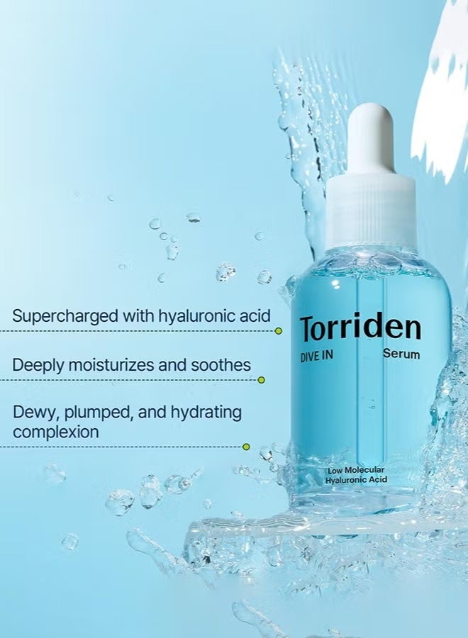 Torriden DIVE-IN Low Molecule Hyaluronic Acid Serum 50ml - Image 2