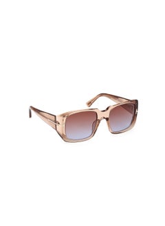 Women's Square Shape Acetate Sunglasses FT103545F51 Lens Size: 51 Millimeter - Shiny Light Brown - pzsku/Z3A8A5FBE6A26AE1F0206Z/45/_/1727713495/aff4405f-fa63-44fd-b060-000b3b1b0e11