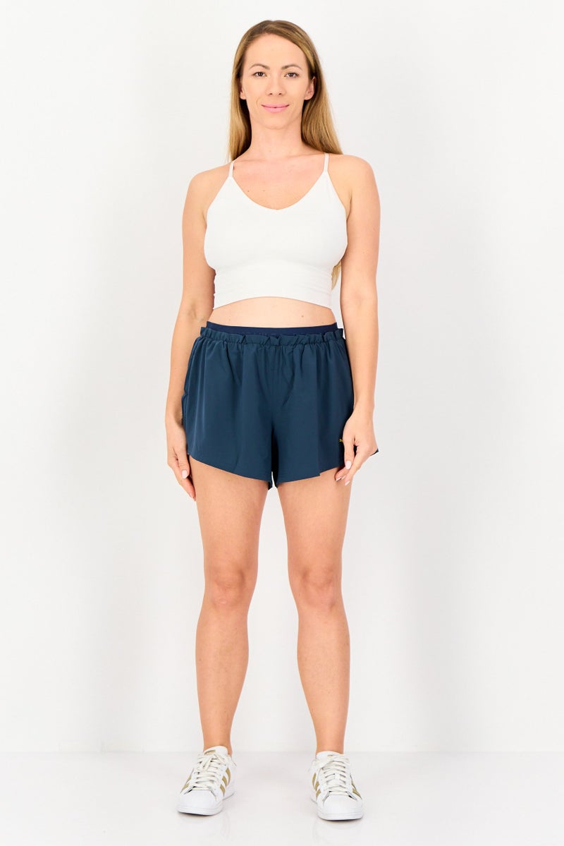 PUMA Women Sportswear Fit Training Shorts, Slate Blue - Image 2