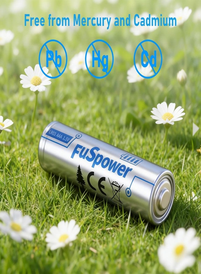Fuspower Alkaline AAA Batteries for Toys: 1.5V Triple A Batteries 16 Pack - Ultra Long Lasting Power for Remote Control Mice Keyboard - 10 Years Shelf Life for Long-Term Storage - Image 5