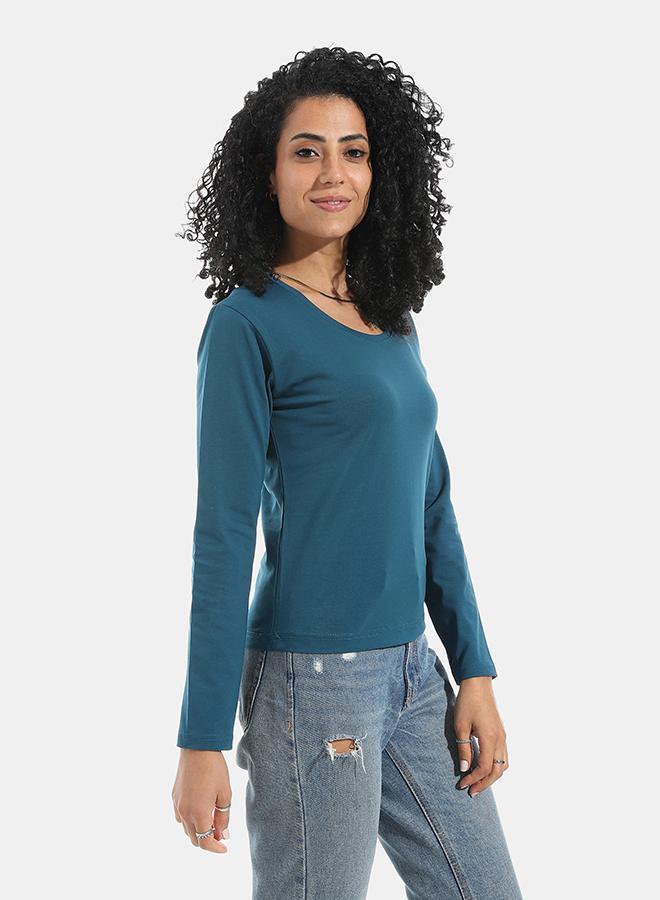 Xtcy Single Lycra Bodysuit with Wide Neck women - Image 2