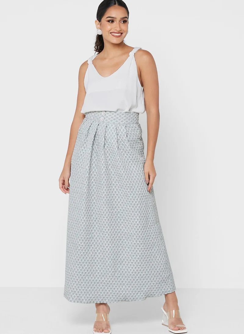 Khizana Textured Skirt