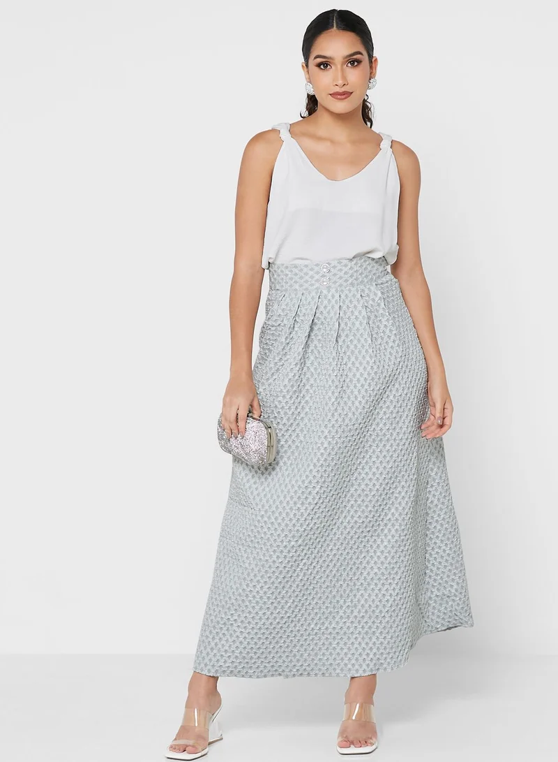 Khizana Textured Skirt