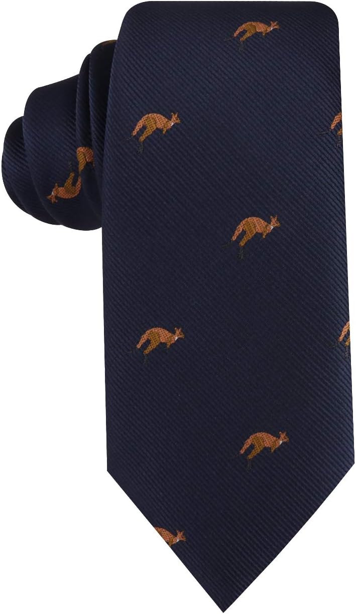 AUSCUFFLINKS Animal Ties | Woven Skinny Neckties | Groomsmen Wedding Ties | Work Ties for Him - Image 3