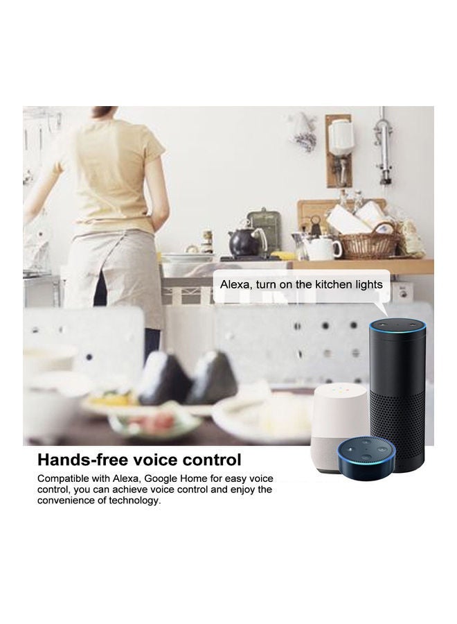 NIBEMINENT Intelligent Four Gang Switch Module White - Image 4