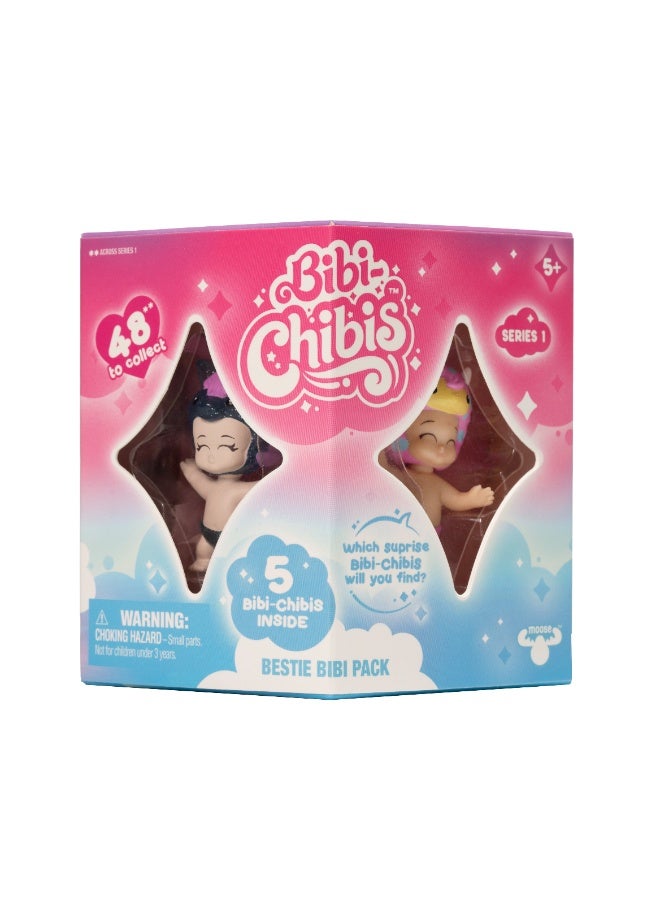 Moose Toys مجموعة شخصيات بيبي-شيبى القابلة للجمع 5 قطع، عبوة مفاجأة، قطعة واحدة متنوعة (قد يختلف النمط واللون) كل واحدة تباع بشكل منفصل، شخصية طفل لطيفة | شخصية مفاجأة | شخصية غامضة | هدية للأطفال وجامعي التحف! - Image 2