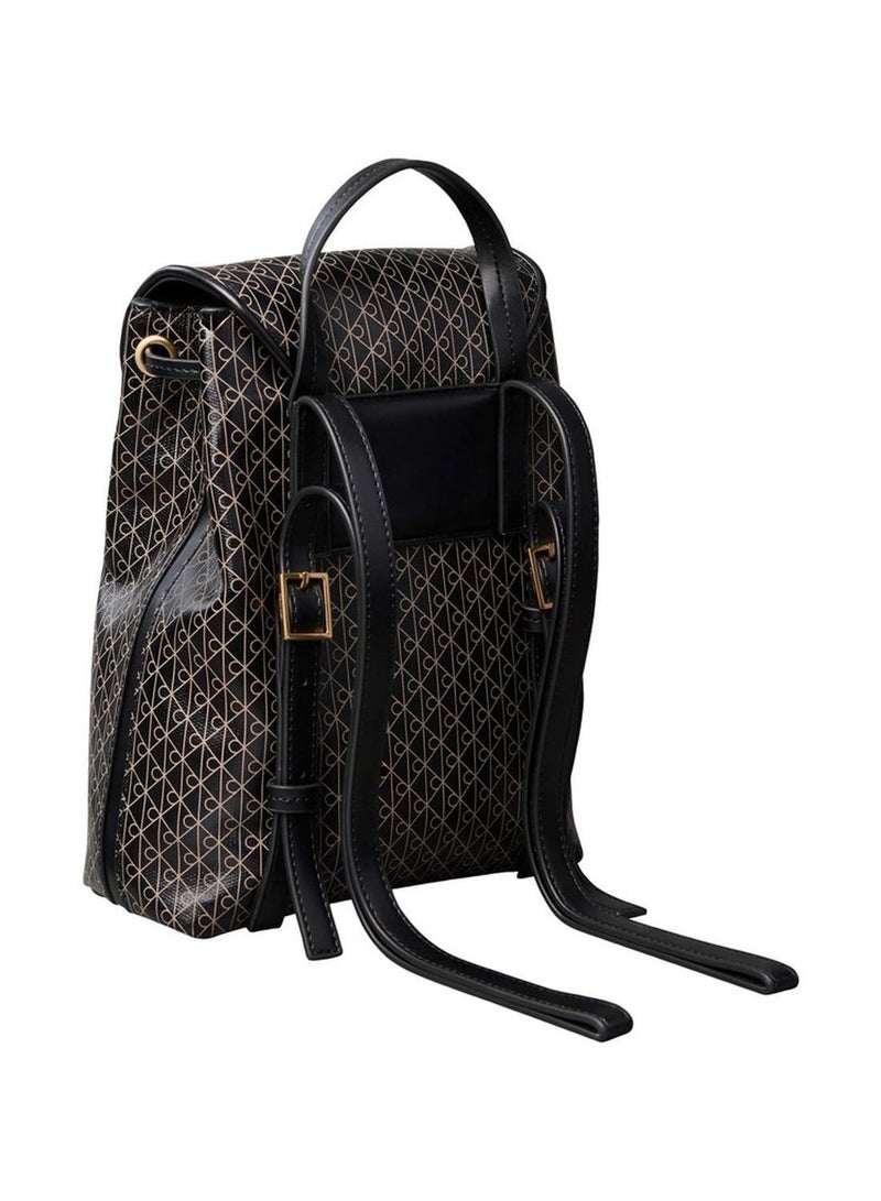 CALVIN KLEIN Allover Emblem Logo Mini Backpack - Image 2