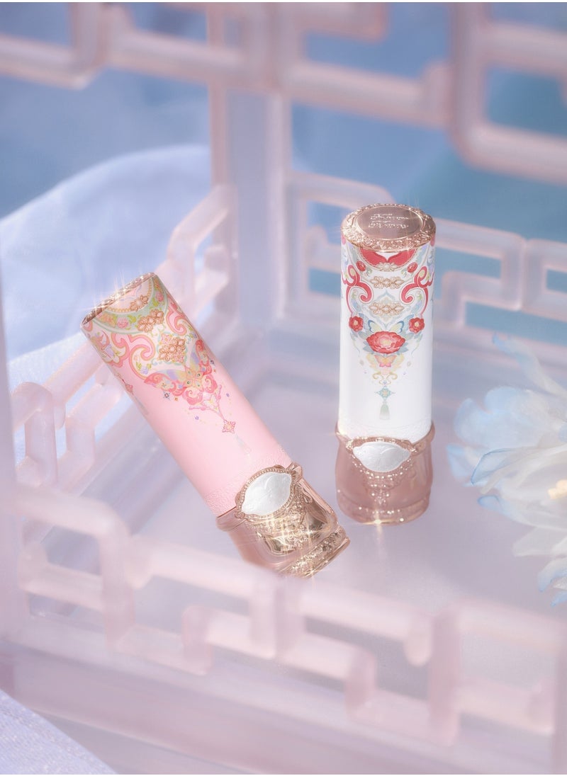 Flower Knows - Butterfly Cloud Collar Collection Glossy Lipstick Non-sticky Highly Pigmented Long-lasting Hydration Shiny Lipgloss - C04 Peachy Aqua - Image 1