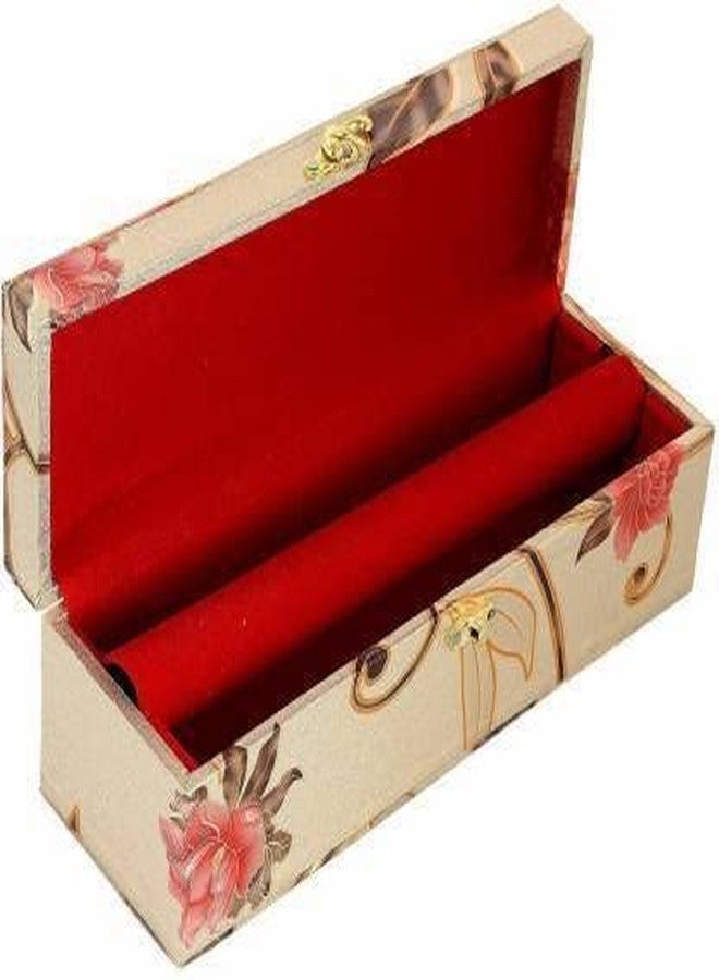 Vararo Wooden Single Rod Bangle Storage Box | Women’s Jewellery Vanity Box for Bangles Churi and Accessories | Stylish Multicolor Wooden Make Up Jewellery Organizer Durable Storage Solution - Image 1