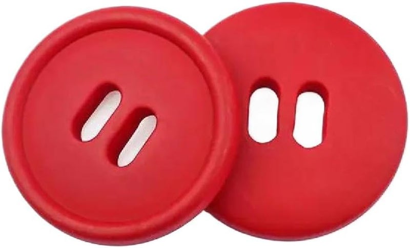 Buttons,Metal Buttons, Buttons 10pcs/lot Resin Button Square Round Colorful Children for 18/21/25/28/30mm Sewing Clothing DIY Craft(Round Red,30mm) - Image 1