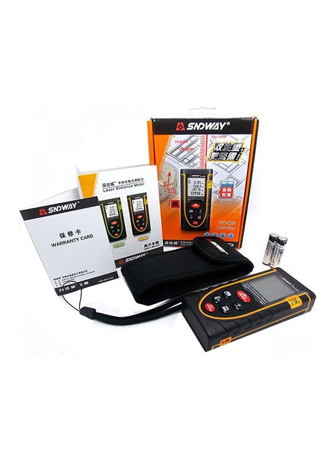 NIBEMINENT SW-M60 Digital Laser Rangefinder Black/Orange 118x54x28mm - Image 2