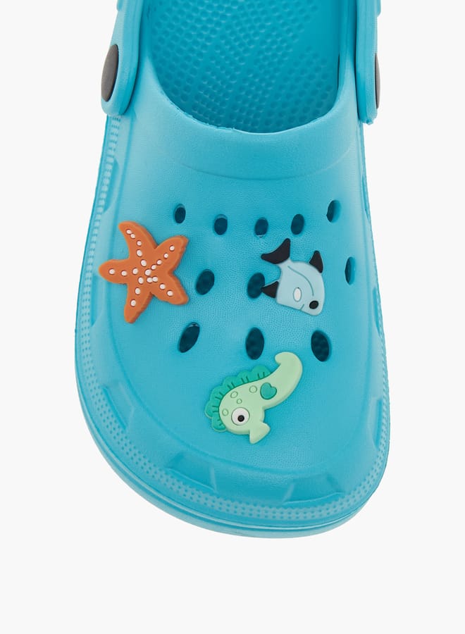 LBL by Shoexpress Boys Animal Embossed Clogs with Backstrap - Image 4