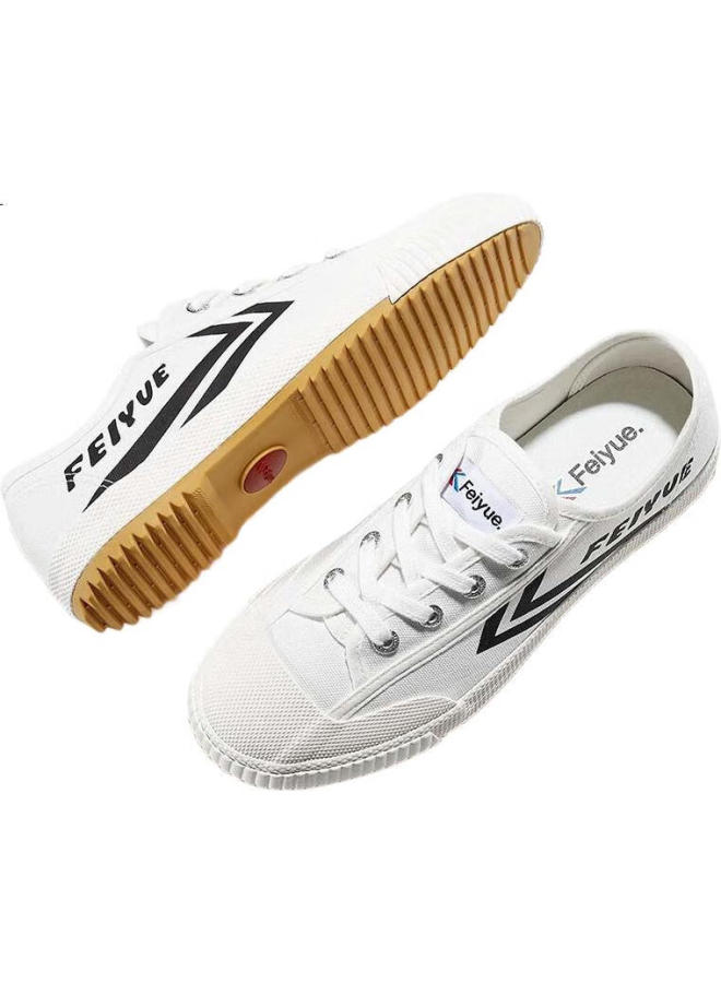 LEAP Official Men'S Canvas Shoes Summer New Breathable Casual All-Match Couple Shoes White Black Size 36 - Image 2