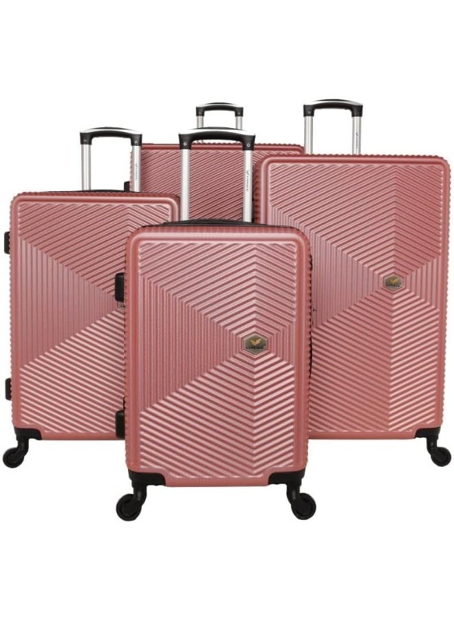 قنصل مجموعة أمتعة أنيقة مكونة من 4 قطع IS-07 لون ROSE GOLD - Image 1