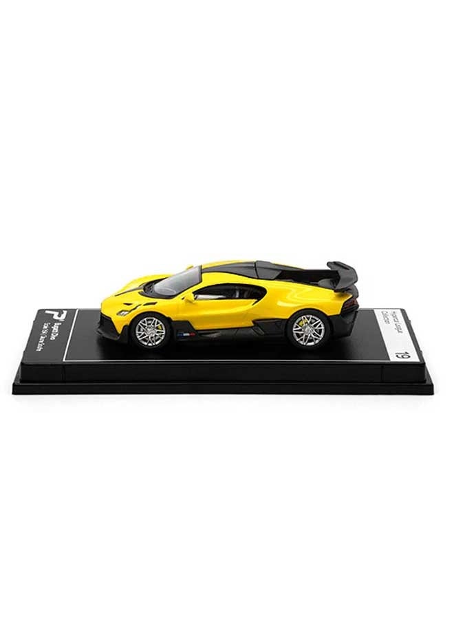 PosterCars - 1:64 Scale Bugatti Divo (Jaune Soufre) Hypercar League Collection, Diecast Models - Image 2