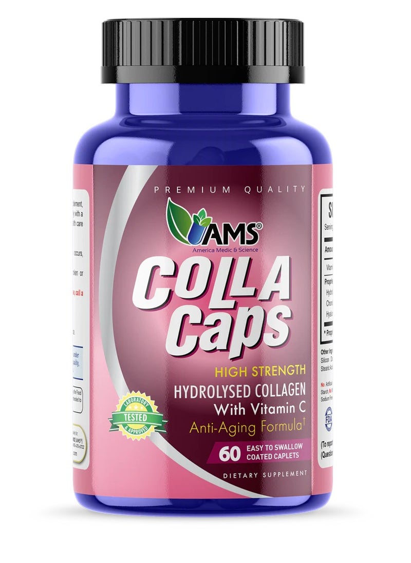 AMS - Collacaps Hydrolysed Collagen Tablet (60 Pieces) - Image 1