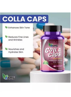 AMS Collacaps Hydrolysed Collagen Tablet (60 Pieces)  - Image 2