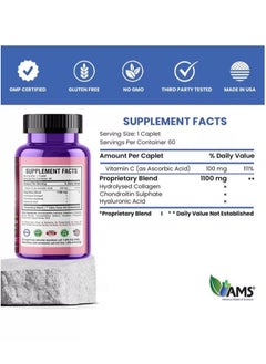 AMS Collacaps Hydrolysed Collagen Tablet (60 Pieces)  - Image 3